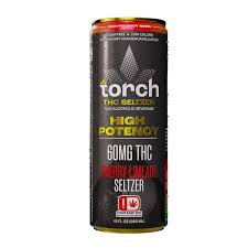TORCH HIGH POTENCY THC DRINKS / CHERRY LIMEADE SELTZER 60MG THC